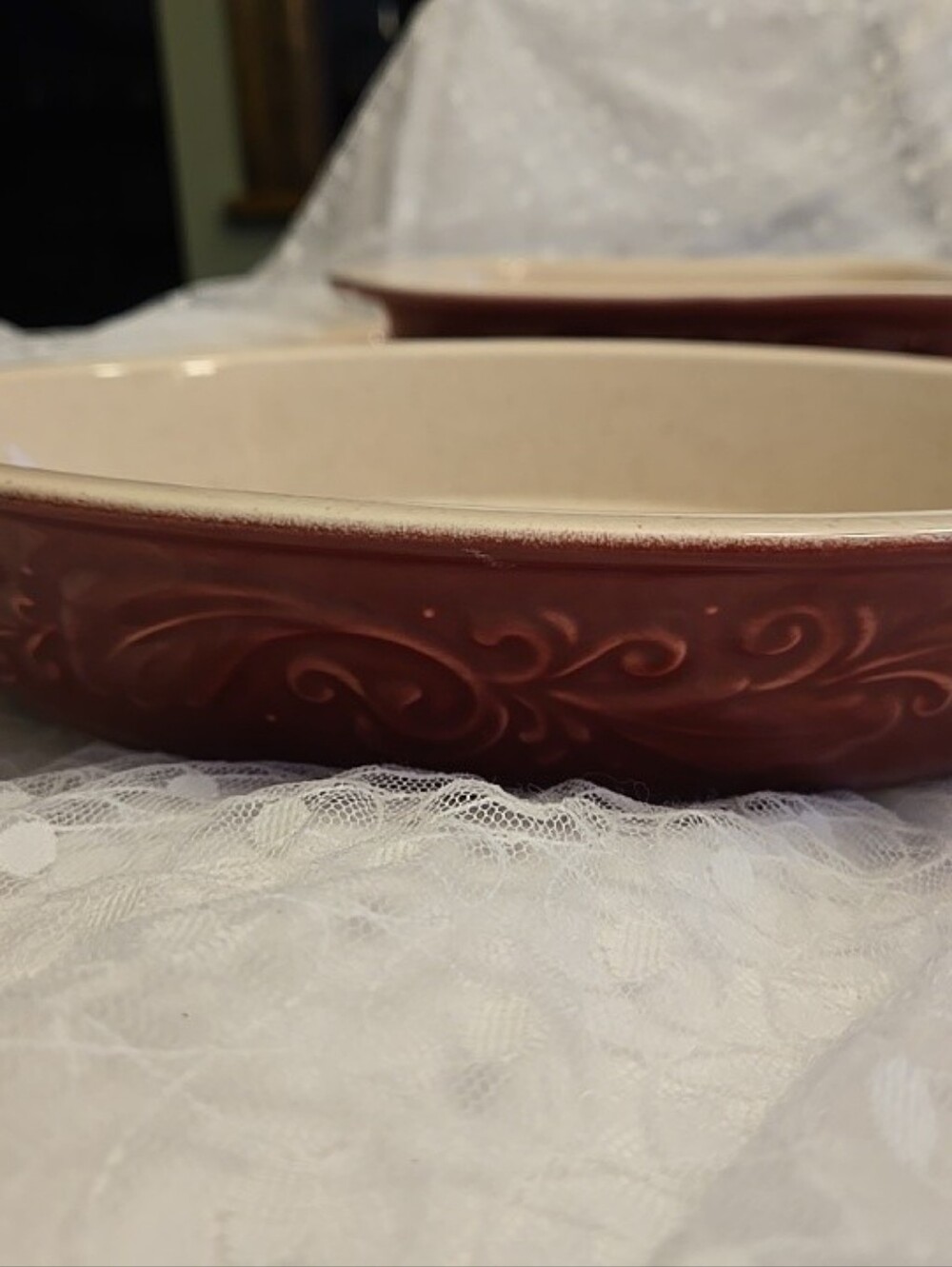Pfaltzgraff Cayenne Red Oval Casserole / Baker